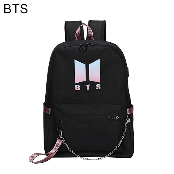 BT21 Skolväska Chain Backpack Axelväskor W