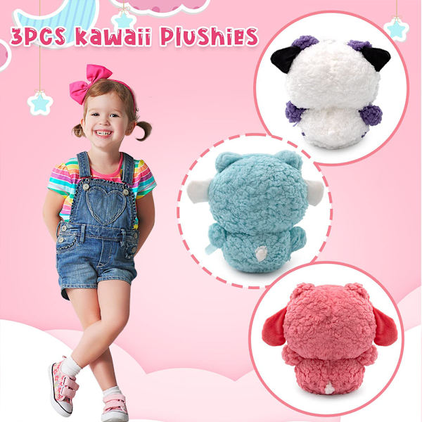 Lapsi pysäytti nuket Cinnamoroll Kuroumi My Melody Pehmolelut Lahjat W 3 PCS