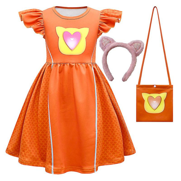 Barnekjoler Cosplay Superkitties Kjoler Superkitties Klær rose 100cm