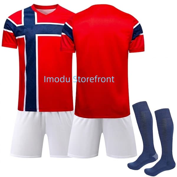 26 NO Fodboldhold Børnehjemmetrøje+shorts+strømper Nr. 10 Ødegaard No. 10 Ødegaard M