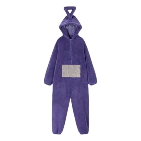 Unisex Teletubbies Kostume Disi Onesies Lala Cosplay Pyjamas Jumpsuit V Purple S