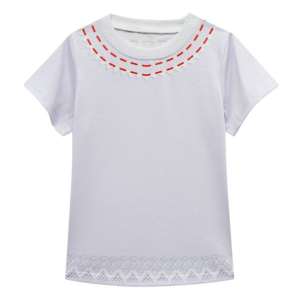 Lasten tytöt Encanto Mirabel Cosplay-asu Lyhythihainen T-paita hame W 130cm