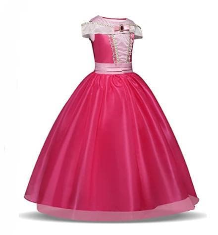 Prinsessekjole Rosa V pink 140