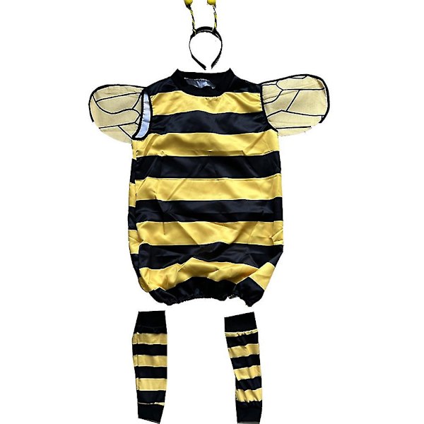 Nyt Bee Cosplay Kit Halloween Bee Cosplay Kostume Dame Honey Bee Kostume Tilbehør Halloween Honeybee Cosplay Festartikler V L