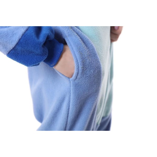 Stitch Pyjamas Anime Cartoon Sovkläder Outfit Jumpsuit_y Yz Blue M