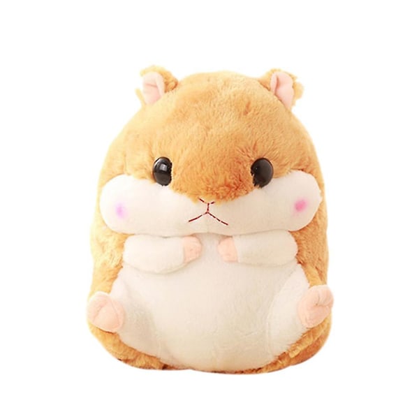 Sødt plys hamster bamse legetøj med filt brown Hamster Only