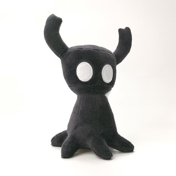 Ny Hollow Knight Zote plyslegetøj Spil Hollow Knight plysfigurdukke 25cm black ghost
