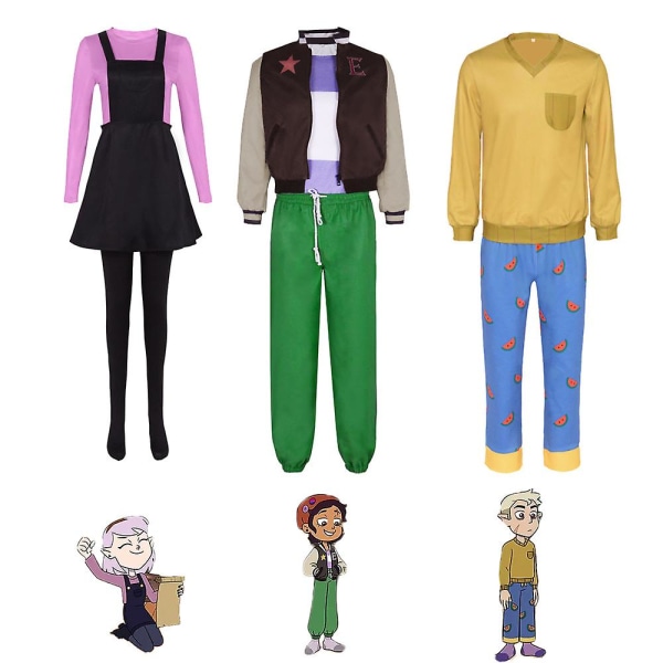 Ugle Cos House Aity Cosplay kostume outfits Halloween Karneval Dragt V style1 m