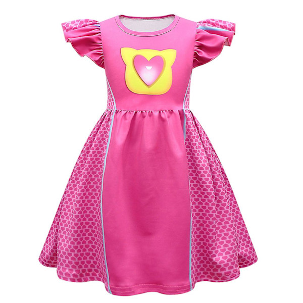 Lasten mekot Cosplay Superkitties -mekkot Superkitties -vaatteet rose 120cm
