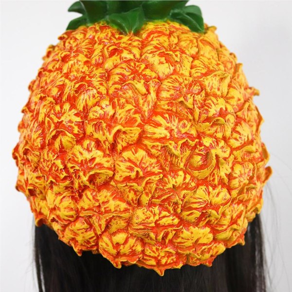 Ananas-huvudbonad, festliga festmaterial, cosplay-hatt, frukt W