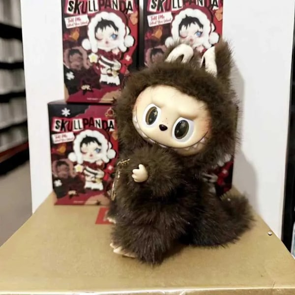 Ny Het Labubu Zimomo Big Chief 1 Handgjord Ersättningsbaby 17cm Söt Docka Baby Flicka Leksak Dekoration Julklapp X250312.Ca ILX