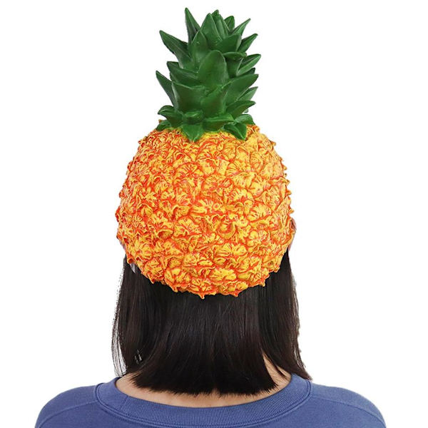 Ananas-huvudbonad, festliga festmaterial, cosplay-hatt, frukt W