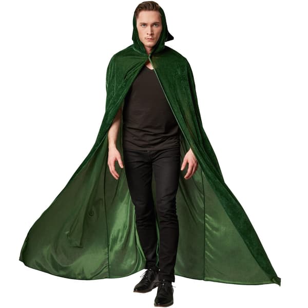 tectake Samettakäärme hupun kanssa - 116 cm green