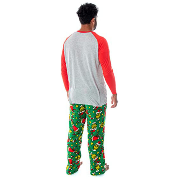 Jul Familjesemester Pyjamas Matchande O-hals Jul Toppar Byxor Sovkläder baby 44913