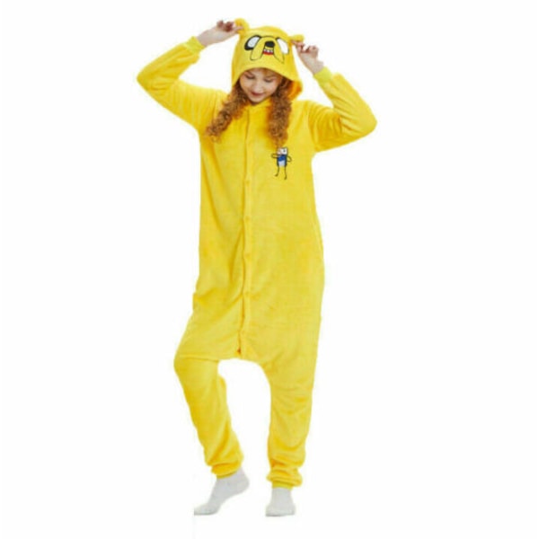 Eläinpyjama Kigurumi Yöpuku Asu Aikuisille Jumpsuit Puku - #2 Jack adult M