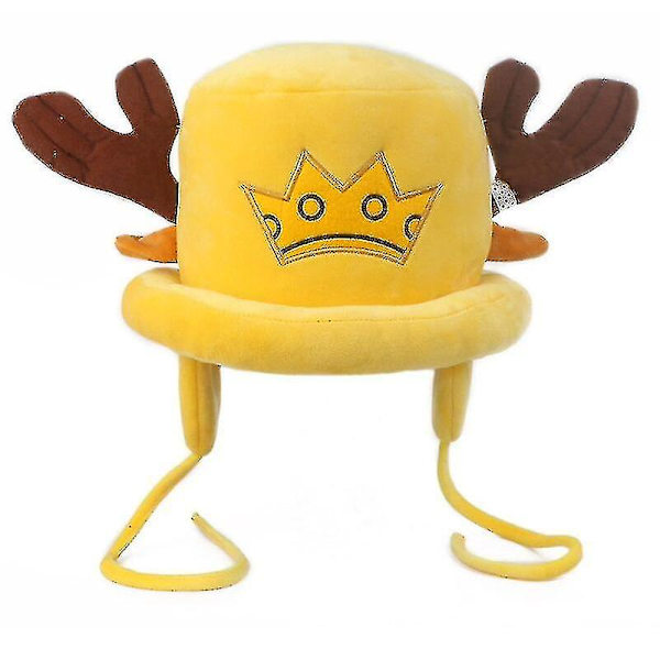 Anime Kawaii Plysjlegetøj Cosplay Tony Chopper Bomuldshat Varm hue til kostume Voksen Unisex Tilbehør Gaver 9