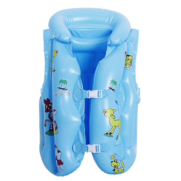 Kaesichild Flytväst Förtjockad Mjuk Ingen luftläcka Säkerhet Snap Barn Bebisar Simning Drifting Båtliv Uppblåsbar simväst Beach Supply A