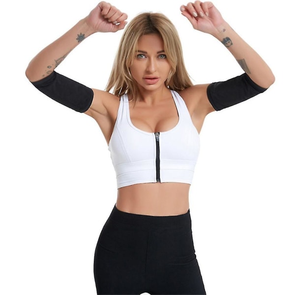 1 par dame arm shaper slankende trimmer shapers armkontrol shapewear træning fitness ærme slanker arm vægttabsværktøj 2022, blå S M