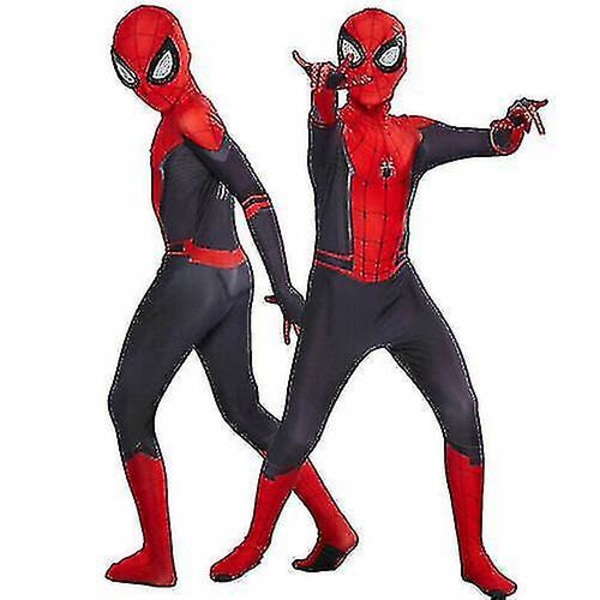 Spiderman Tobey Maguire Cosplay Kostym Barn Jumpsuit Zentai Suit Tobey Maguire Spiderman 100cm Far From Home Spiderman 150cm