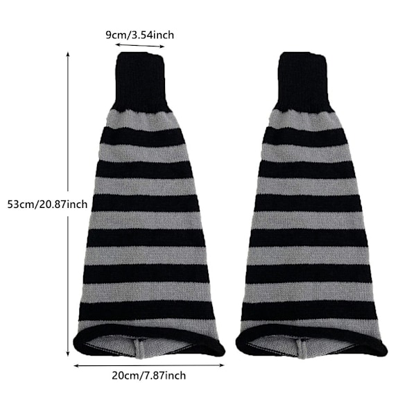 Benvarmer Y2K Benvarmer SORT & GRÅ Black & Grey Black & Grey
