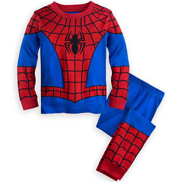 Reed Tytöt Pojat Lapset Pyjamat Super Hero Puuvilla Lapset Taapero Piirretty Pjs Yövaatteet Spider-Man 2 Years