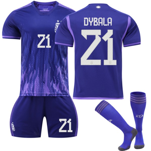 Barn / voksen 22 23 fotball-VM Argentina Set W dybala-21 #16