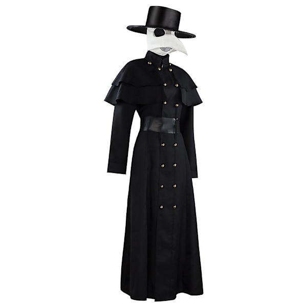 Halloween Cos Suit Krage Doktor Kostume Mørk Dungeon Helt 3XL