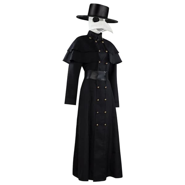 Halloween Cos Suit Kråke Doktor Kostym Mørk Dungeon Helt L