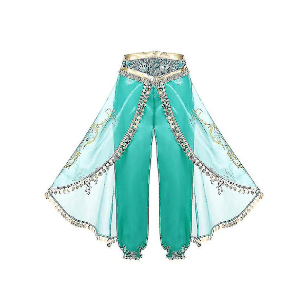 Jasmin Princess Kostyme for Jenter Aladdin Den Magiske Lampen Halloween Karneval Kostyme_y - 110