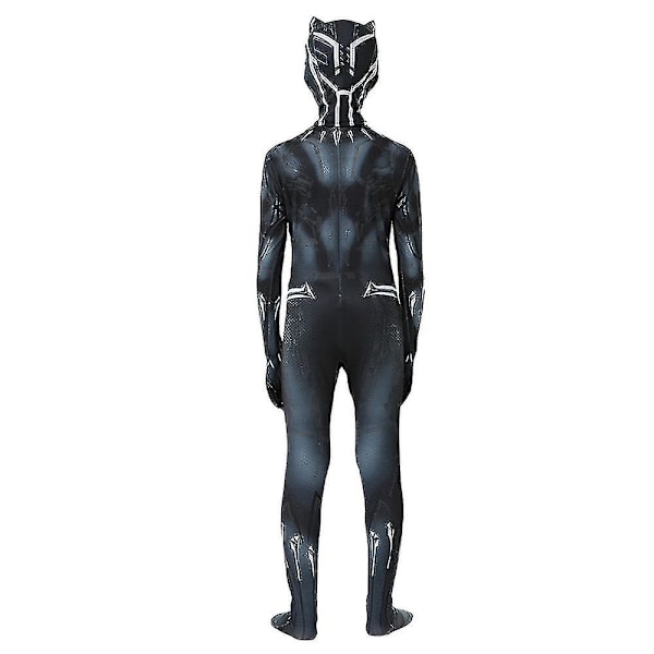 Black Panther Cosplay-dräkt för pojkar, 140 Yz 120