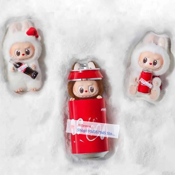 Blind Box Rabubu Vinyylipohjainen Pehmolelu Toimintahahmo Avaimenperä Lelu Yllätys Joululahja