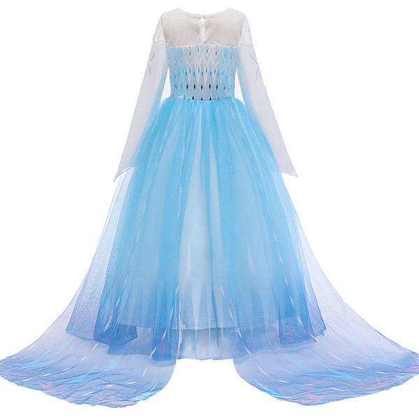 Elsa prinsessa -asu jäädytetty Elsa -mekko cm Light Blue 130