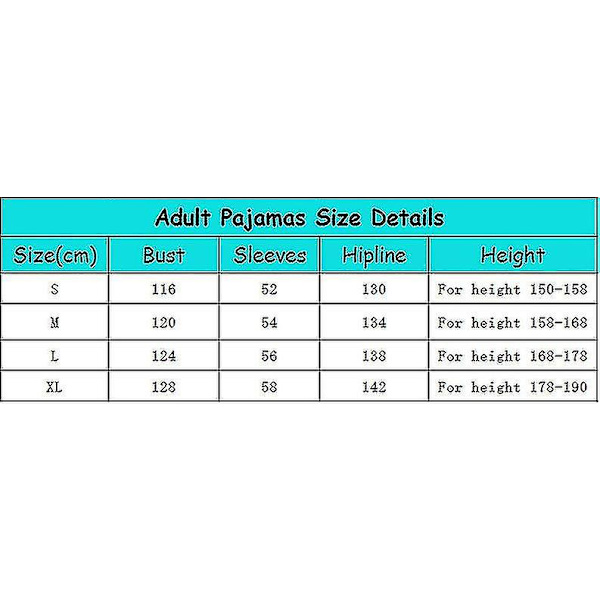 titch Pyjamas Anime Cartoon -asu Jumpsuit_y Ty Blue S