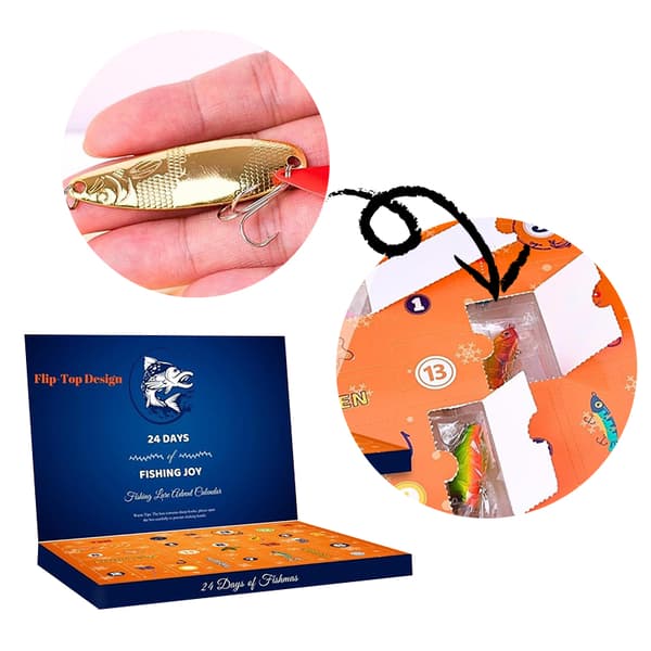Fiske Adventskalender Jul Nedtelling Ty