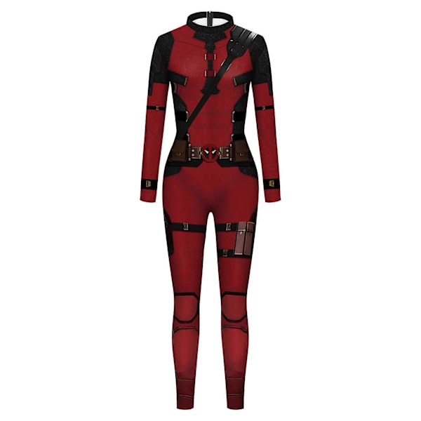 Superhjälte Wolverine Deadpool Cosplay Jumpsuit Wolverine Cosplay Kostym Män Kvinnor Halloween Party Bodysuit[HK] yellow yellow S