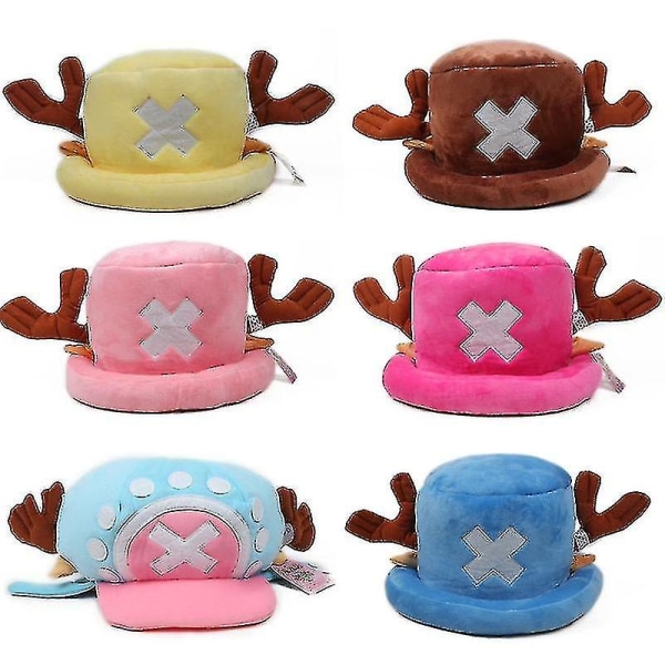 Anime Kawaii Plyschleker Cosplay Tony Chopper Bomullsmøsse Varm lue for kostyme Voksen Unisex Tilbehør Gaver 11