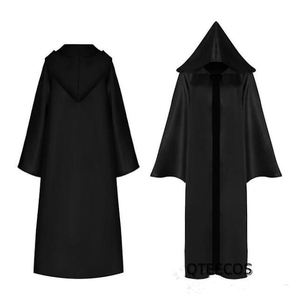 Plus Size Star Wars Jedi-kostymer - Anakin Replica för män och kvinnor | Cosplay Party Outfit | Kläder med filmtema Black Cloak Only 39