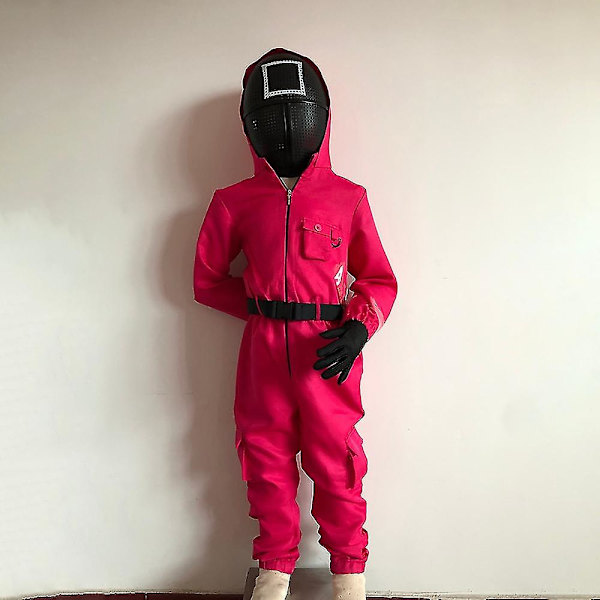 Børns Squid Game Kostume Jumpsuit V M
