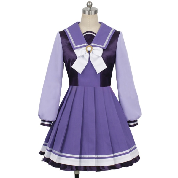 Jockey tjej cos kläder Mejiro McQueen cosplay uniform kvinnlig Tereson Academy uniform anime prestanda uniform long sleeves L