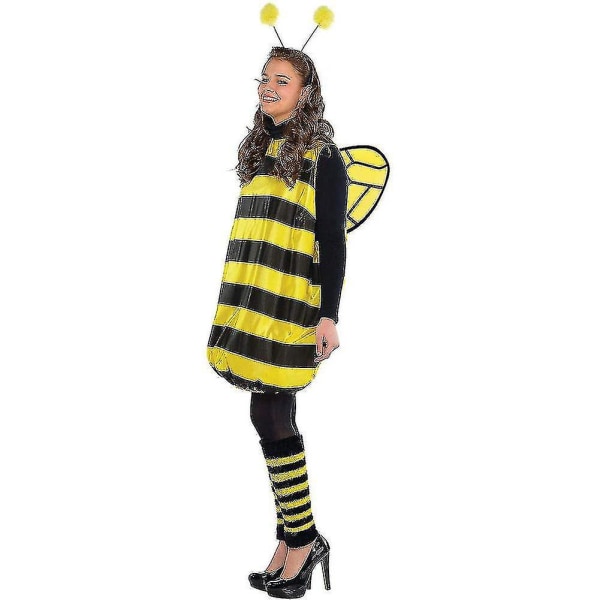 Bee Cosplay Kit Halloween Bee Cosplay Dräkt Dam Honey Bee Kostym Accessoarer Halloween Honeybee Cosplay Party Favors Yz XXL