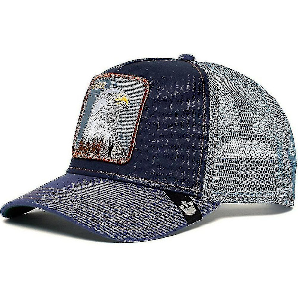 Mænd Kvinder Dyr Form Trucker Baseball Cap Mesh Hat Snapback Hip Hop Kepsar V Eagle