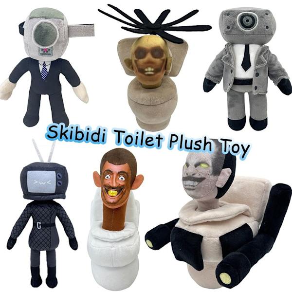 Mies Pehmolelu Skibidi oll Skibidi Vessa Pehmolelu