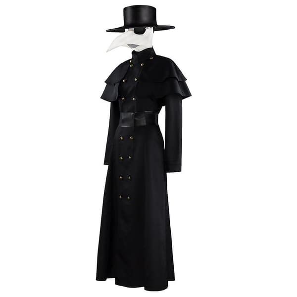 Halloween Cos Suit Kråke Doktor Kostym Mørk Dungeon Helt L