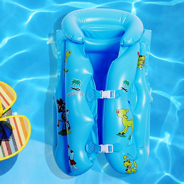 Kaesichild Flytväst Förtjockad Mjuk Ingen luftläcka Säkerhet Snap Barn Bebisar Simning Drifting Båtliv Uppblåsbar simväst Beach Supply A