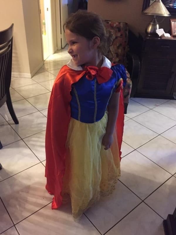 Flicka snövit Cosplay klänning kostym småbarn V 9-10Years