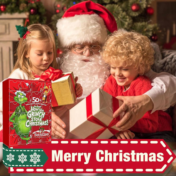 Grinch-julekalender 2023, julekalender for barn og voksne A