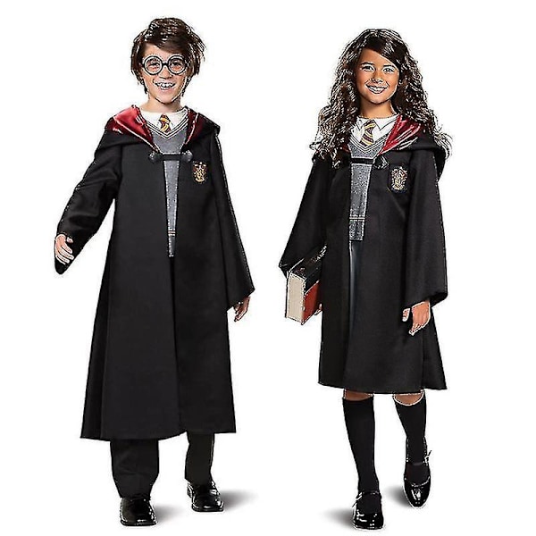 Hermione Granger kostume, Harry Potter Wizarding World Outfit til børn V boy XL