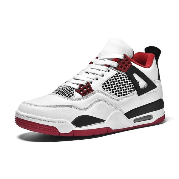 KIDENG Men Basketball Shoes Fashion Non-Slip Sneakers Breathable Sport Shoes YJAj4 Red 43