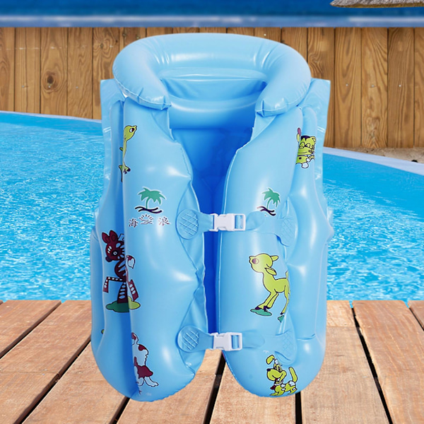 Kaesichild Flytväst Förtjockad Mjuk Ingen luftläcka Säkerhet Snap Barn Bebisar Simning Drifting Båtliv Uppblåsbar simväst Beach Supply A