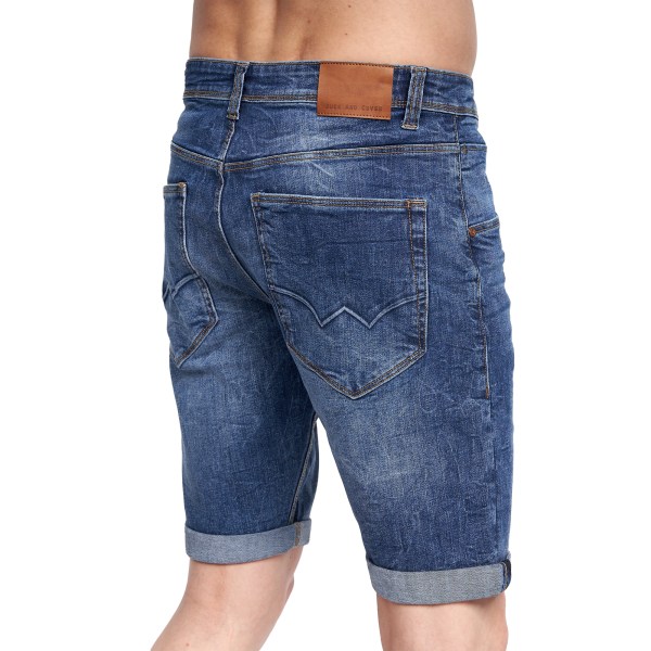 Duck and Cover Herr Musstone Denim Shorts Mid Wash 30R